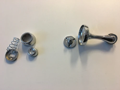 Magnetische deur-poort houder messing-glans.