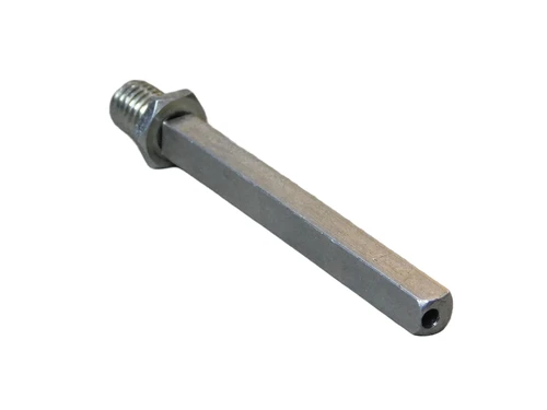 Exchange pin hollow - 10 cm - 8 x 8 mm - M 12 - 15 mm