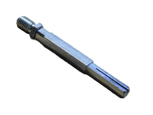 Exchange pin with bulge - 12 cm - 8 x 8 + 10 x 10 mm - M 12 - 20 mm