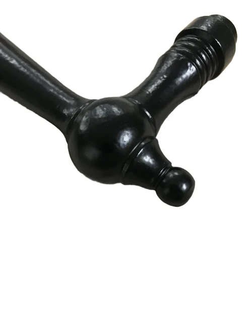 1 Deurknop, klink, ijzer Blackline, zwart.
