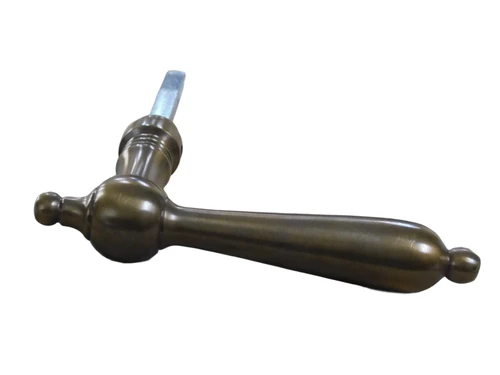 1 Door handle, brass patina, door handle