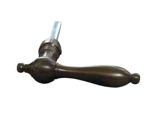 1 Door handle cotta patinated copper doorknob, incl. 8 mm mandrel