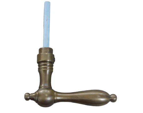 1 Door handle cotta patinated copper doorknob, incl. 8 mm mandrel