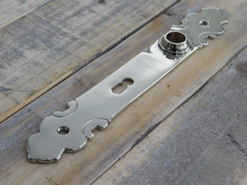 1 Long door plate cotten nickel for room doors BB 72
