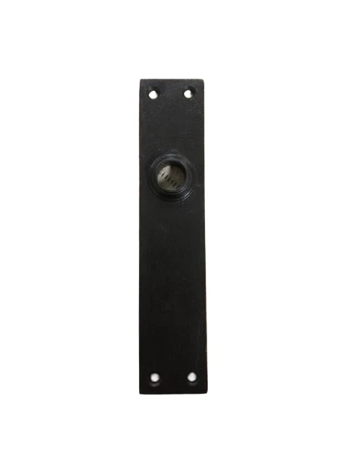 1 Long doorplate ''Cova'' without keyhole, in antique brown.