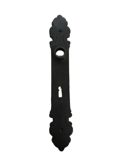 1 Long door plate iron brown ''Cotten'' for room door bb 72 mm.