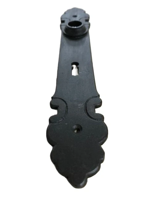 1 Long door plate iron brown ''Cotten'' for room door bb 72 mm.