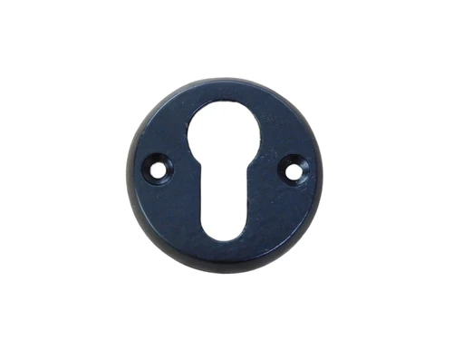1 lock rosette, cylinder lock suitable, lock made of iron, Black Line.