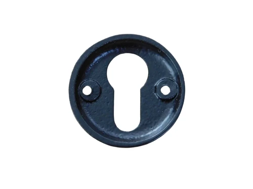 1 lock rosette, cylinder lock suitable, lock made of iron, Black Line.