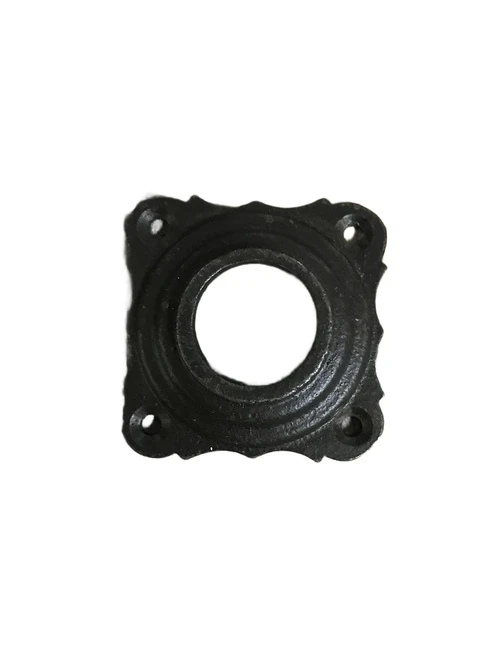 Rosette - antique iron - for door handle or knob