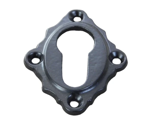 Rosette - matt black - lock rose PZ