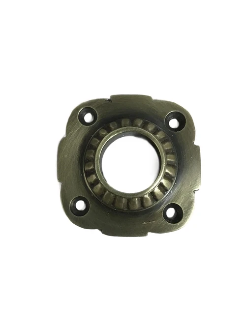 Rosette - patinated brass - rosette for door handle