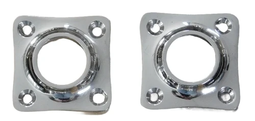 Rosette - polished nickel - for door handle or door knob
