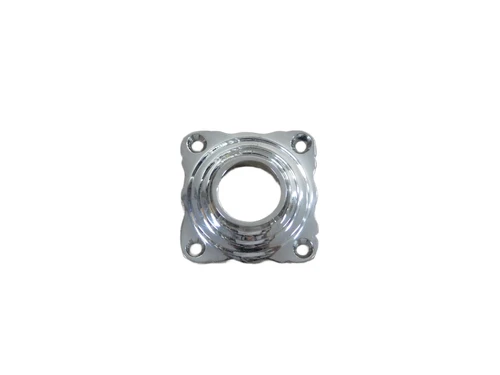 Rosette - polished nickel - for door handle or knob