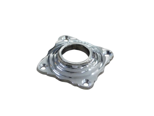 Rosette - polished nickel - for door handle or knob