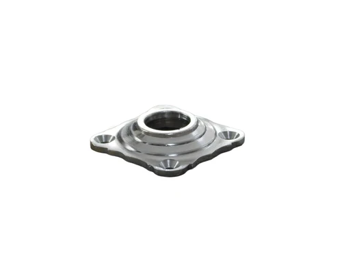 Rosette - matt nickel - square - for door handle or knob