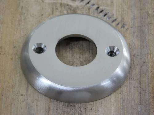 Rosette - matt nickel - for door handle or door knob