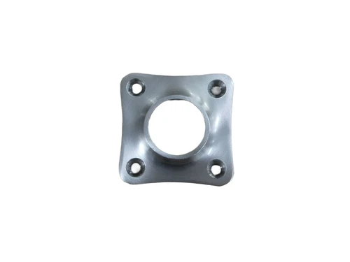Rosette - matt nickel - for door handle or door knob - square