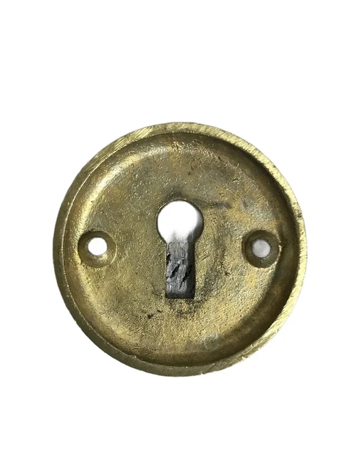 Lock rose BB - for room doors - bright brass