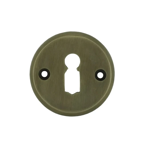 Lock rose BB - for room doors - brass patinated