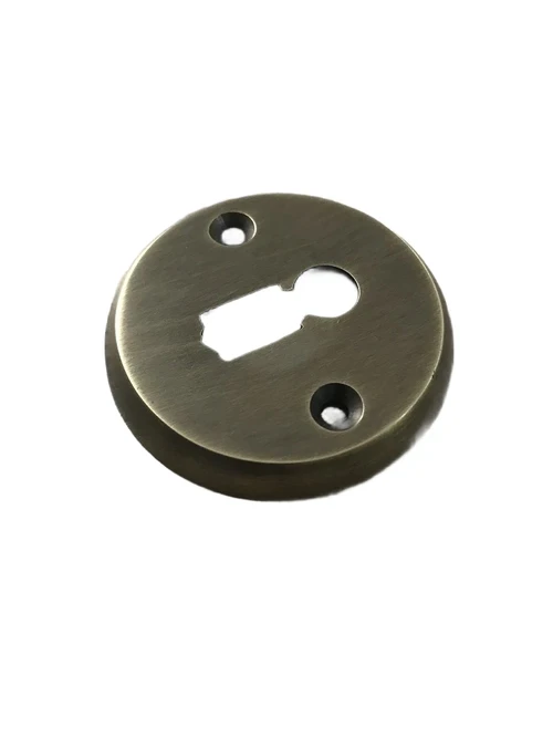 Lock rose BB - for room doors - brass patinated