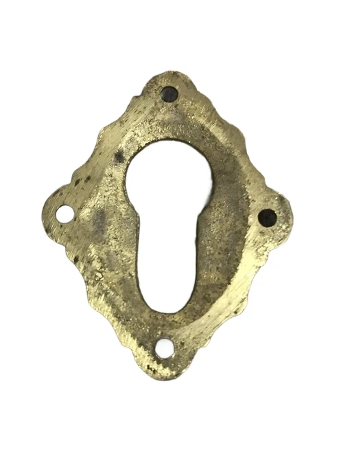 Lock rose PZ - front door rose - polished brass