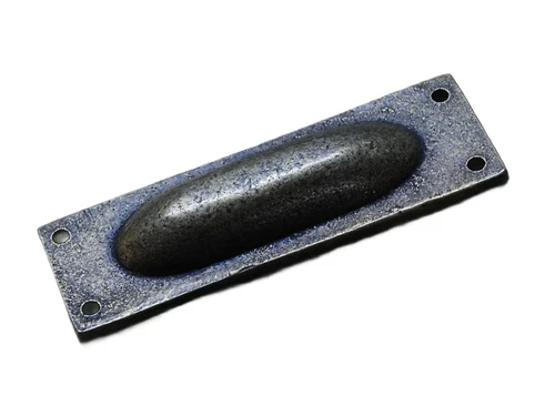 Schuifdeurgreep - 10 cm - Antiek Messing