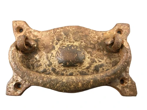 Deur - kast-meubel greep met ring ovaal 