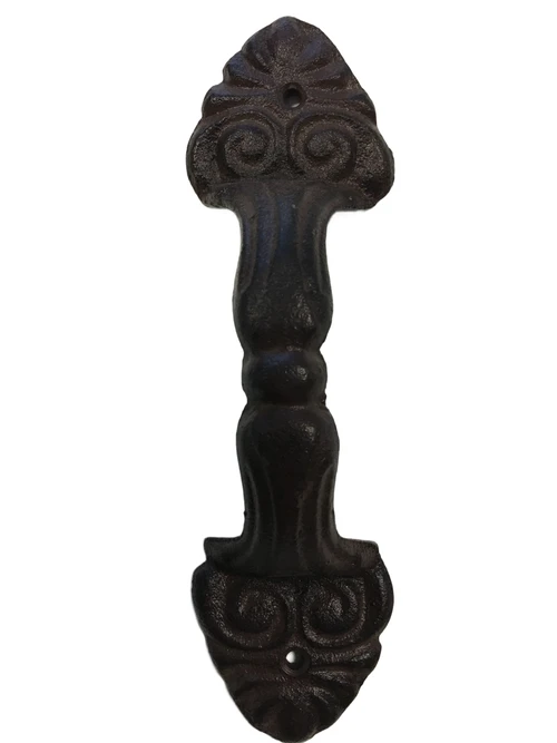Door handle made of cast iron, Breed oil, attractive handle.
