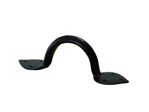 Door handle - black - wrought iron