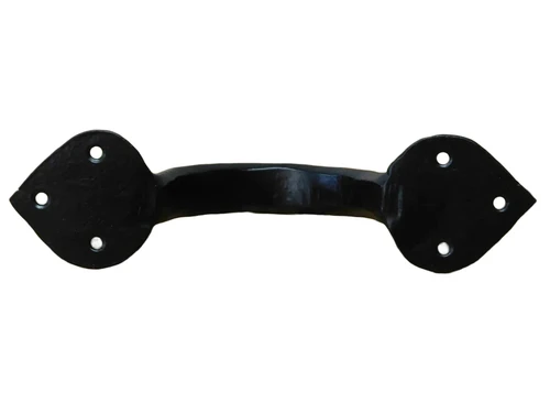 Door handle - black - wrought iron
