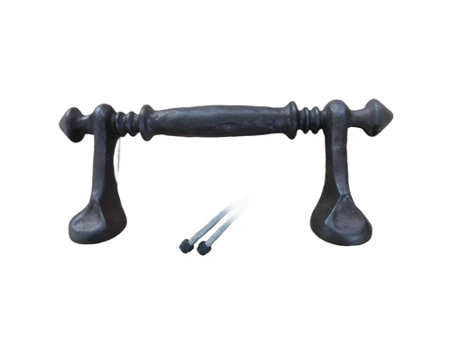 Handle, door handle for antique front door, door handle made of heavy iron, very solid!!!