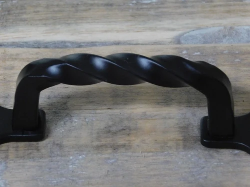 Small handle Orlando for kitchen cabinet or for example doors and drawers, matte black handle