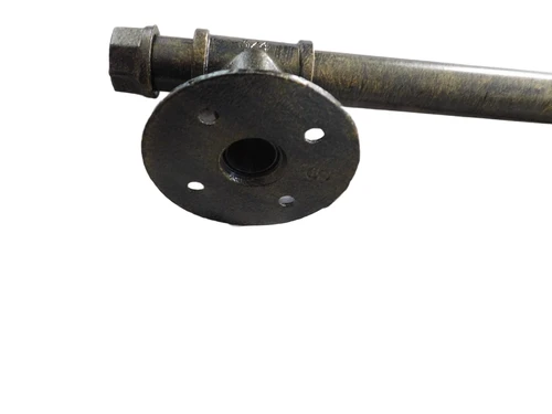 Beautiful hefty industrial door handle, iron bronze antique, very nice.