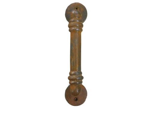 Rustic door handle / lever, antique iron handle for doors, cabinet doors and drawers