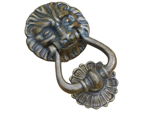 Deurklopper Leeuwenkop - Messing Gebruind
