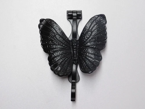 Door knocker Butterfly - Black - Iron