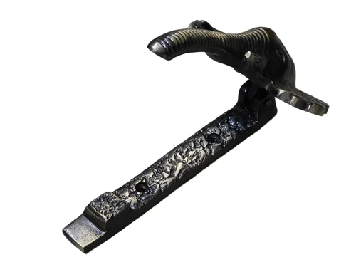 Door knocker elephant - patinated brass