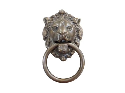 High quality door knocker Lion - brass knockers for doors antique door knocker