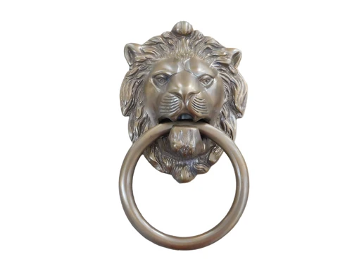 High quality door knocker Lion - brass knockers for doors antique door knocker