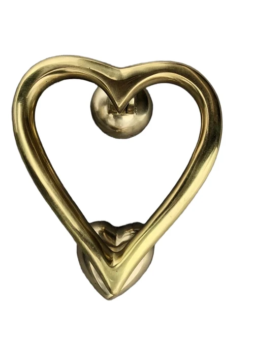 Beautiful door knocker heart shape 