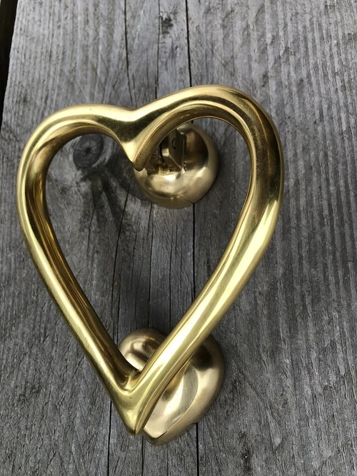 Beautiful door knocker heart shape 