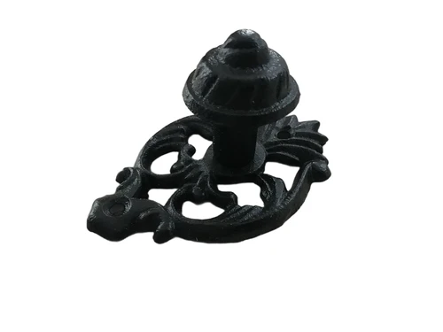 Deurknop - Knop gietijzer zwart, Model Ess