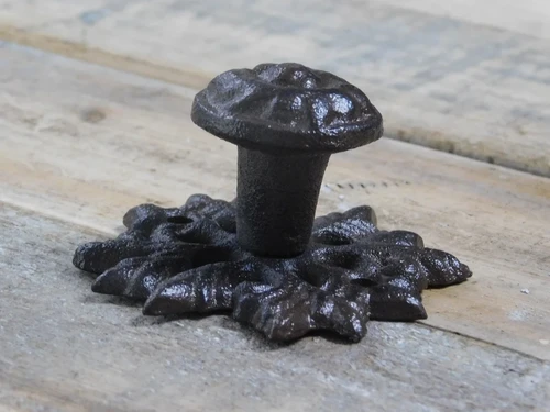 Door knob - Knob cast iron, maple black