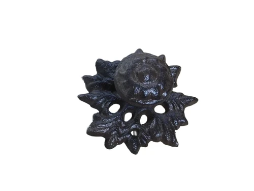 Door knob - Knob cast iron, Esdoorn, brown