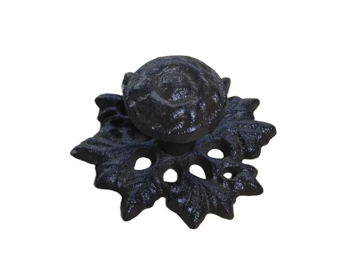 Door knob - Knob cast iron, Esdoorn, brown