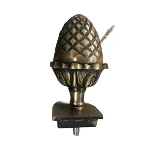 Prachtige deurknop - messing-brass, zware uitvoering