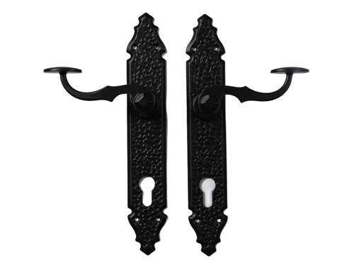 Set Door Hardware - PZ92 - Matt Black - Alu