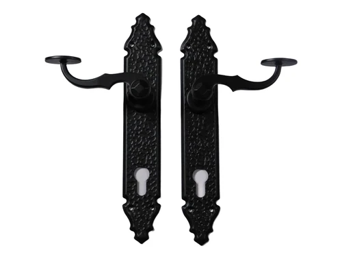 Set Door Hardware - PZ92 - Matt Black - Alu