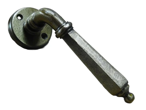 Set of door hardware - antique brass finish - PZ